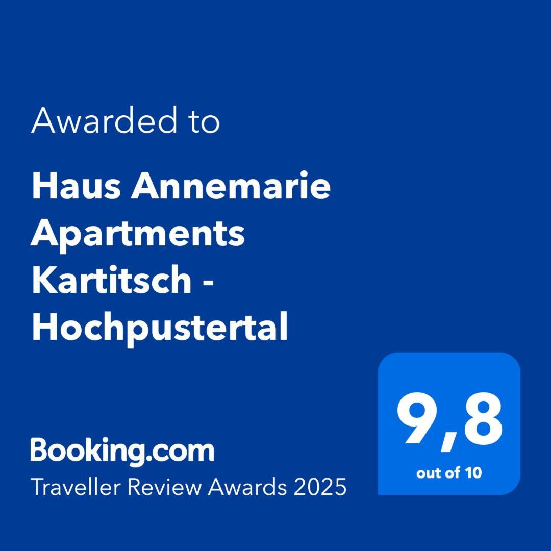 Haus Annemarie Apartments Kartitsch - Hochpustertal Екстер'єр фото